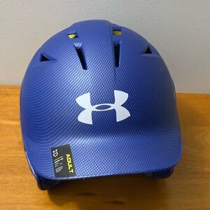 Under Armour Converge Matte Batting Helmet Adult 6.5 - 7.5 In Blue